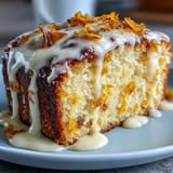 Freshly baked Heavenly Blood Orange Yogurt Cake shows a tender crumb and vibrant blood orange zest topping.