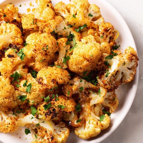 Roasted Cauliflower with Spices