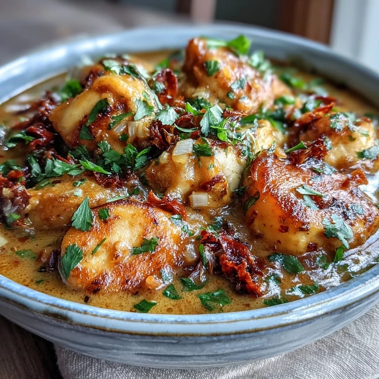 Close-up of Easy Chicken Curry ingredients including chicken thighs, spices, and yogurt in bowls before cooking.