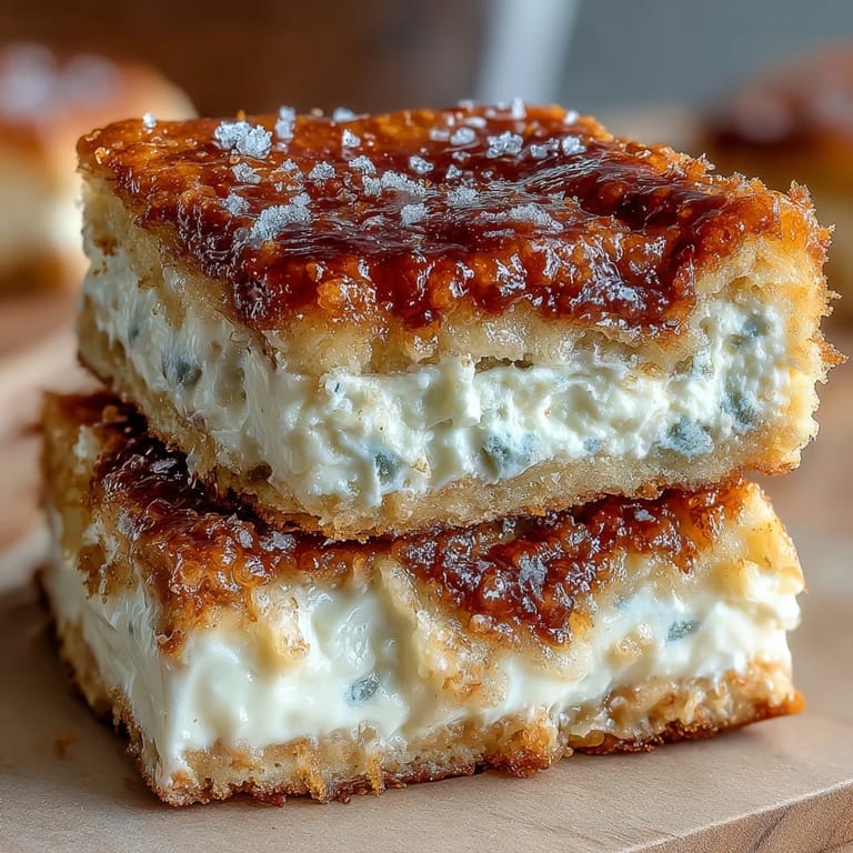 Melt-in-your-mouth Easy Cinco de Mayo Sopapilla Cheesecake Bars topped with cinnamon sugar.