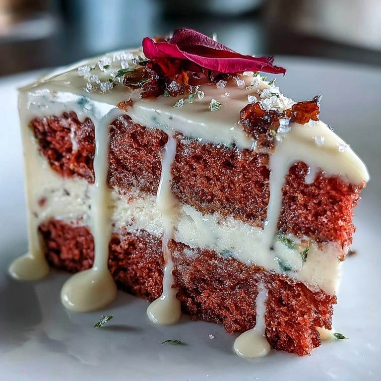 A celebratory Bridal Shower Rosé Velvet Cake ready for a sweet occasion.
