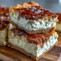 Golden Easy Cinco de Mayo Sopapilla Cheesecake Bars baked until bubbly.